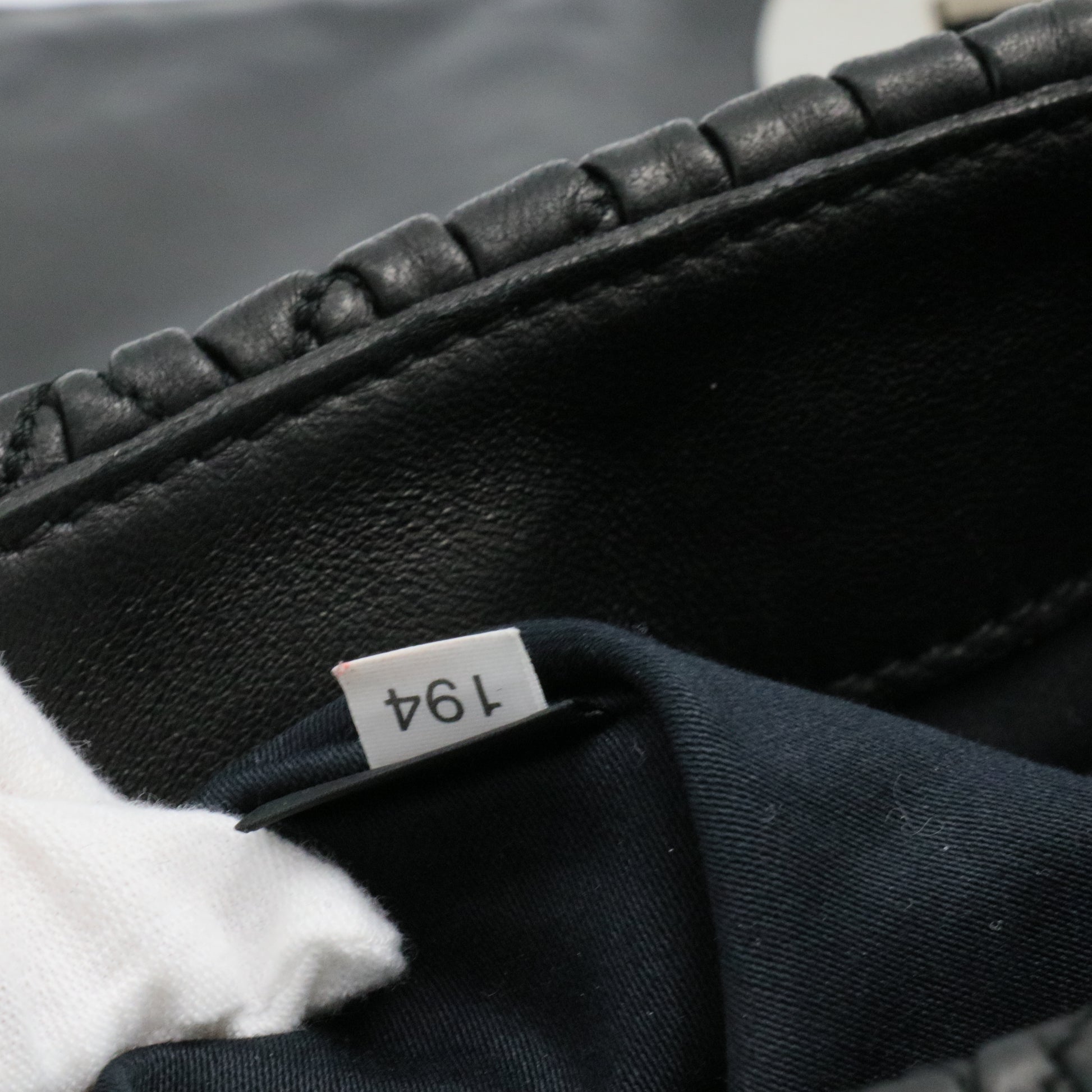 Black Matelasse Leather Turnlock Flap Hobo