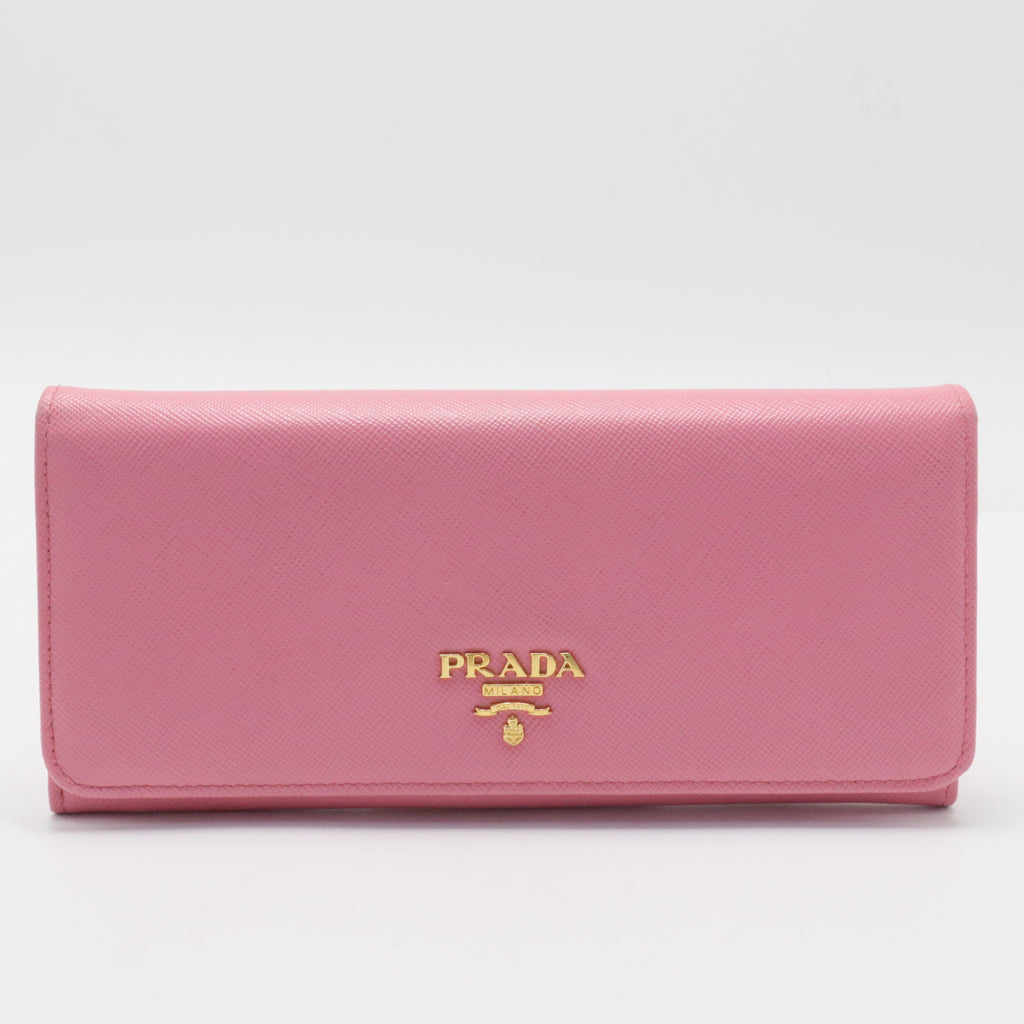Continental Wallet Saffiano Leather Long