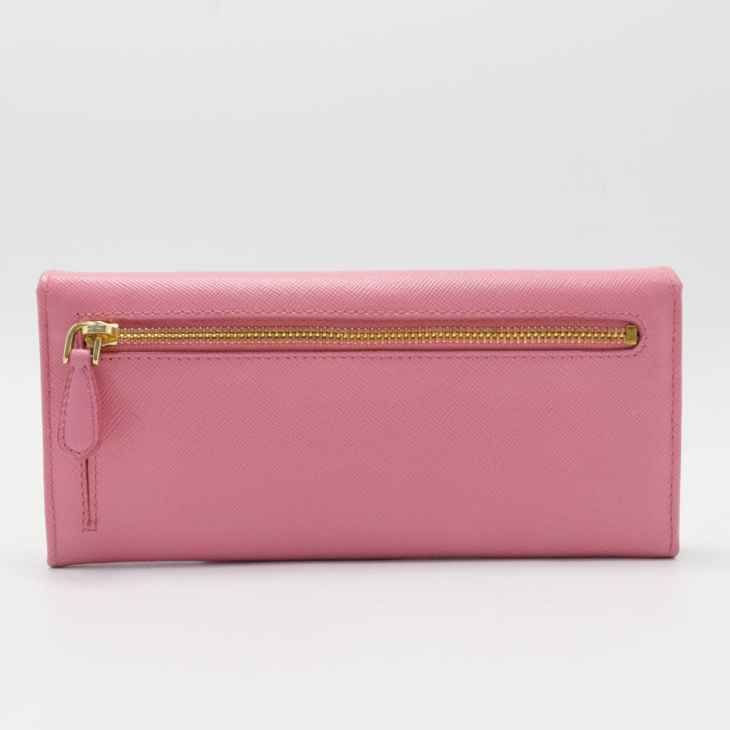 Continental Wallet Saffiano Leather Long