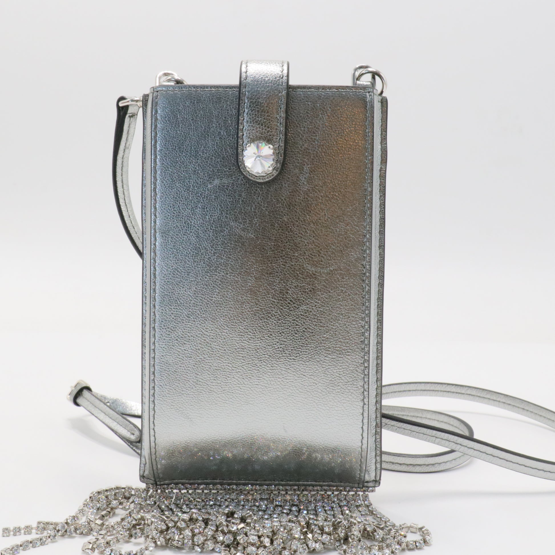 Phone Holder Crossbody Bag leather