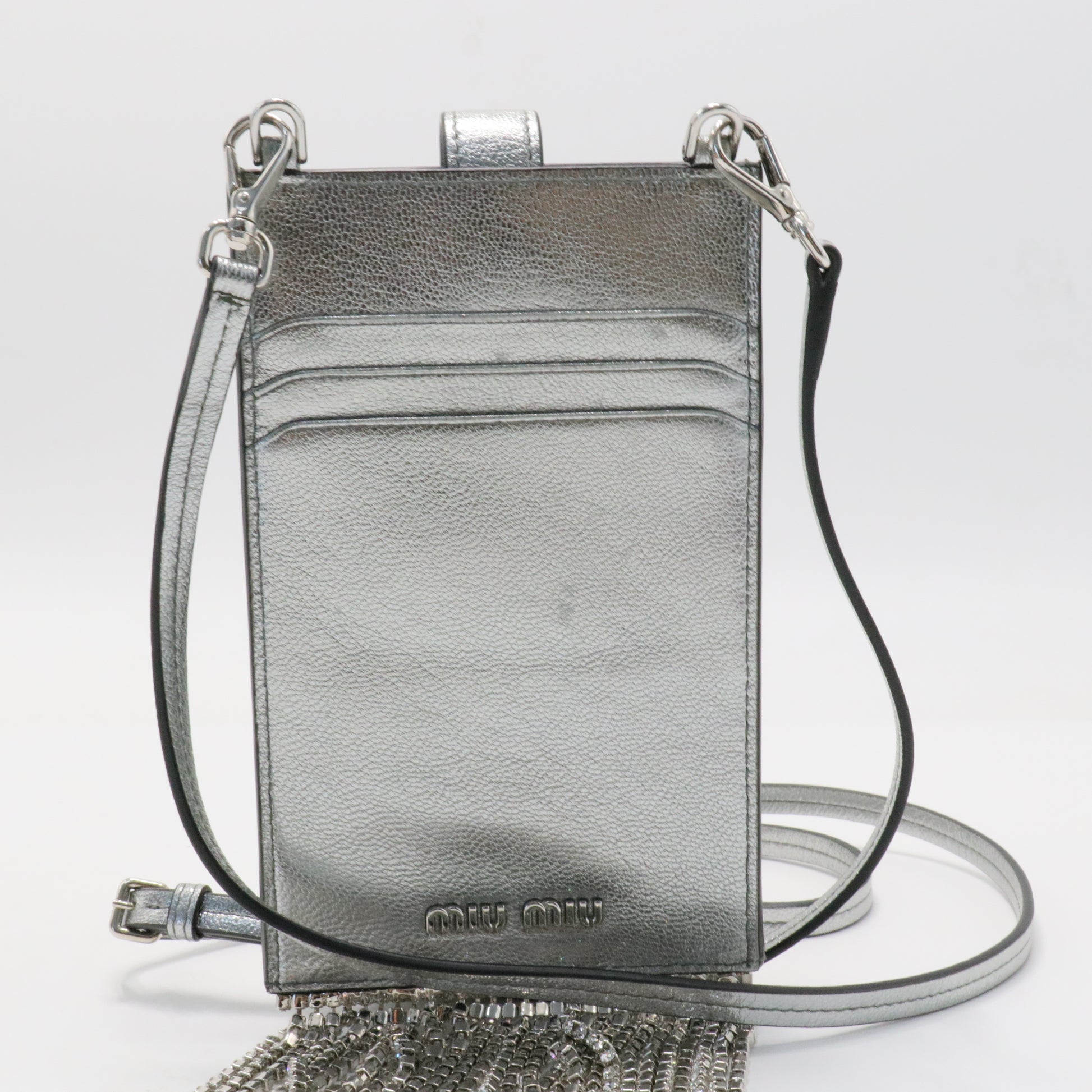 Phone Holder Crossbody Bag leather