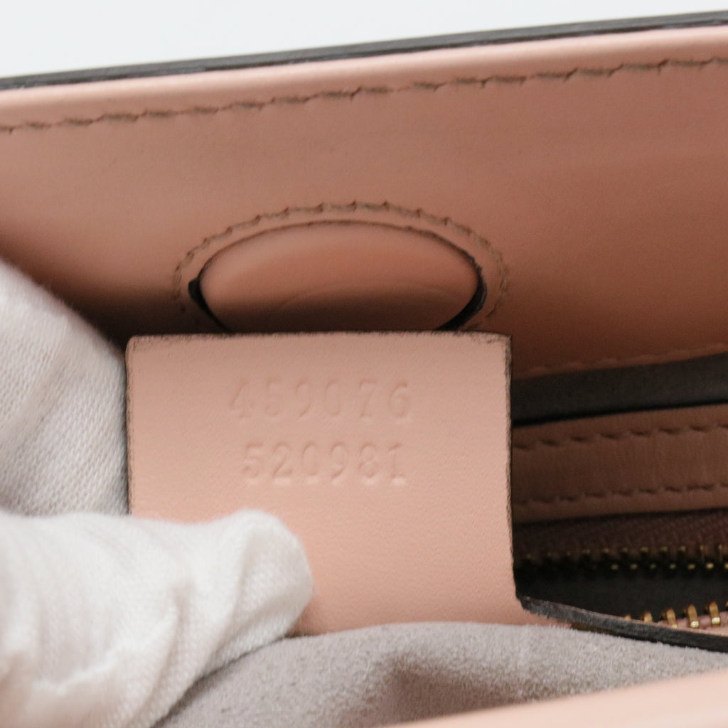 Leather Small Nymphaea Bamboo Tote