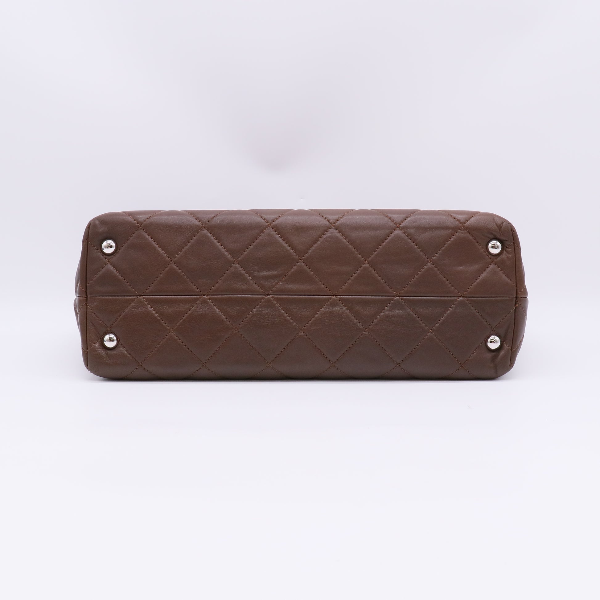 Chanel In The Business Tote Quilted Lambskin Twins B23228