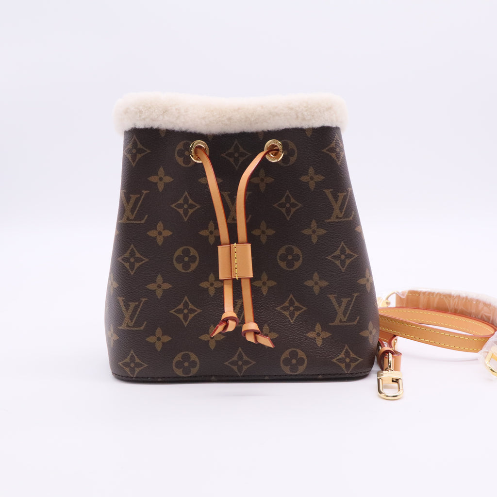 Monogram Shearling Cozygram Neonoe BB Twins LDJ2723