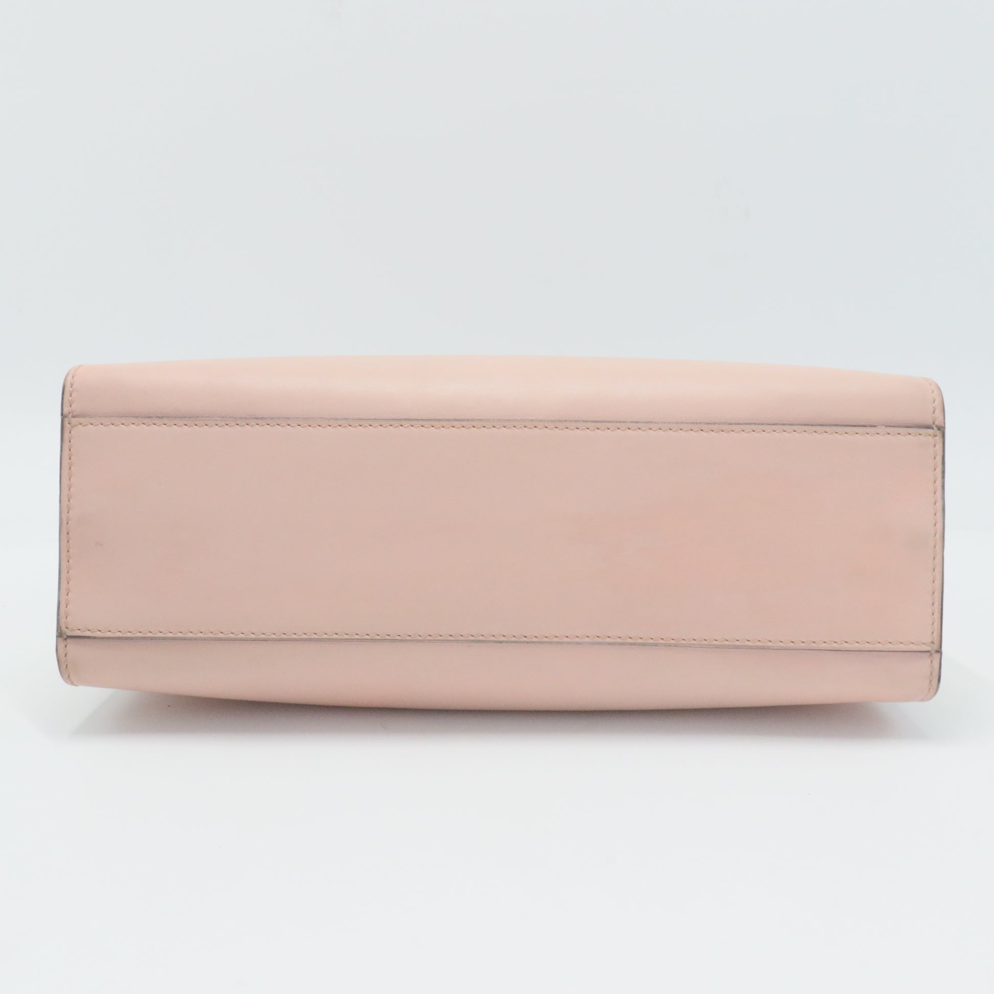 Leather Small Nymphaea Bamboo Tote
