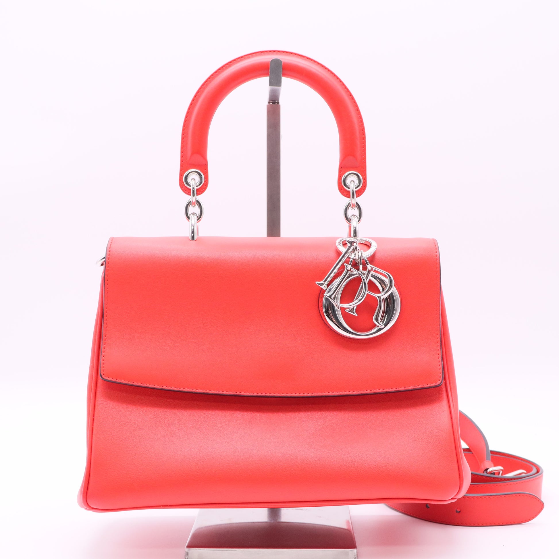 Be Dior Bag Pebbled Leather Small twins