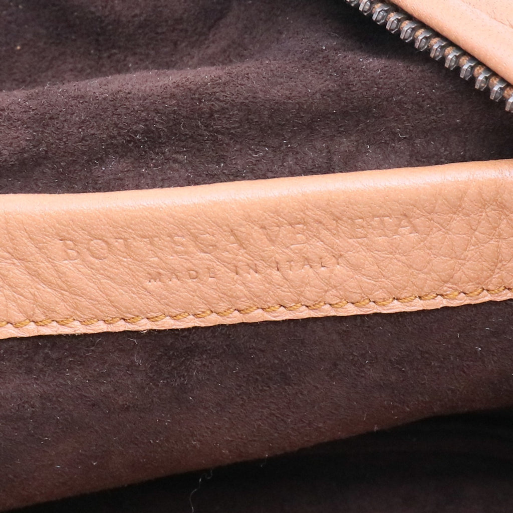 Bottega Veneta Tan Leather Iguila Satchel Bag twins