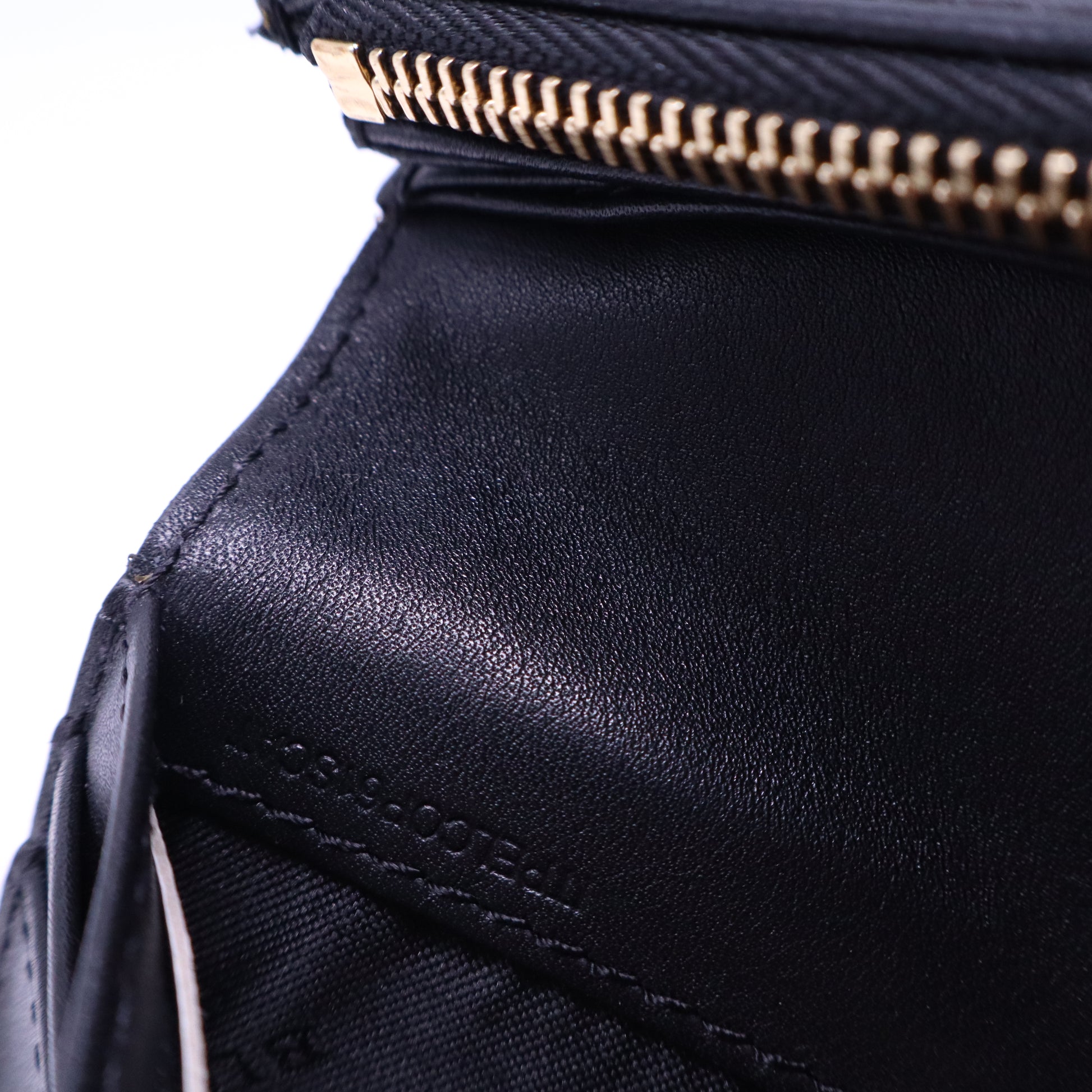 Black Leather Haymarket Check Porter Continental Wallet W20785