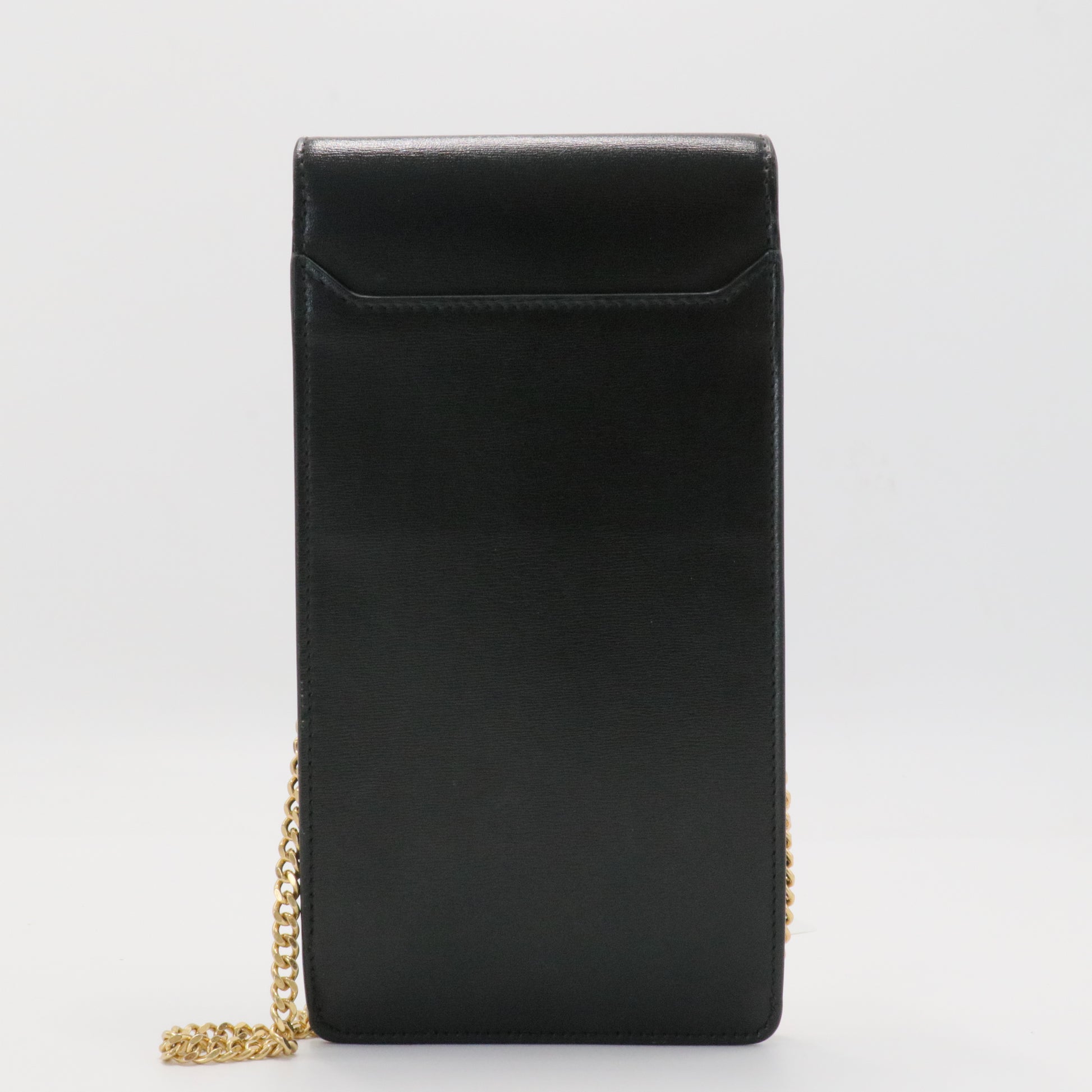 Shiny Calfskin Cell Phone Pouch