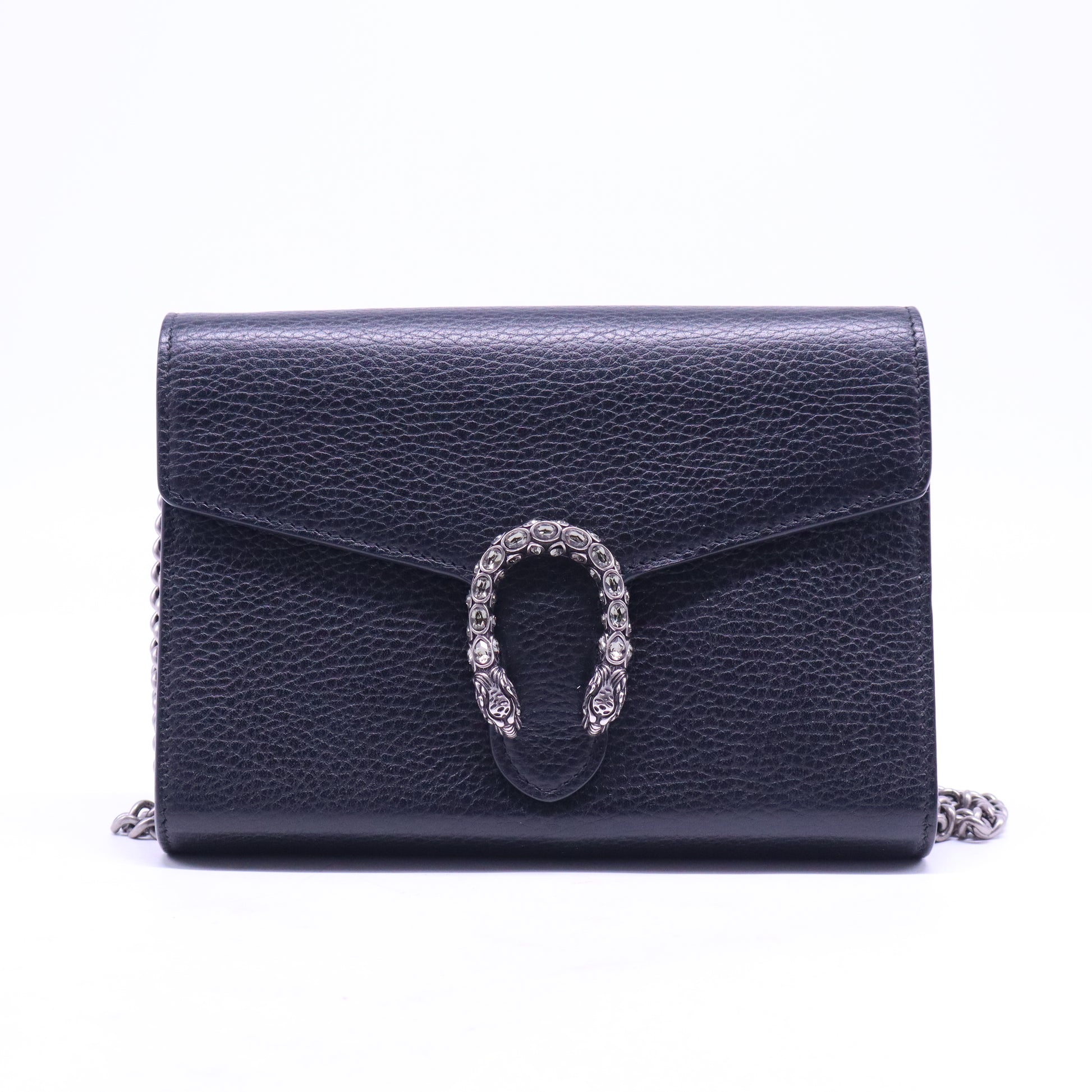 Dionysus Chain Wallet Leather with Embellished Detail Small B20316