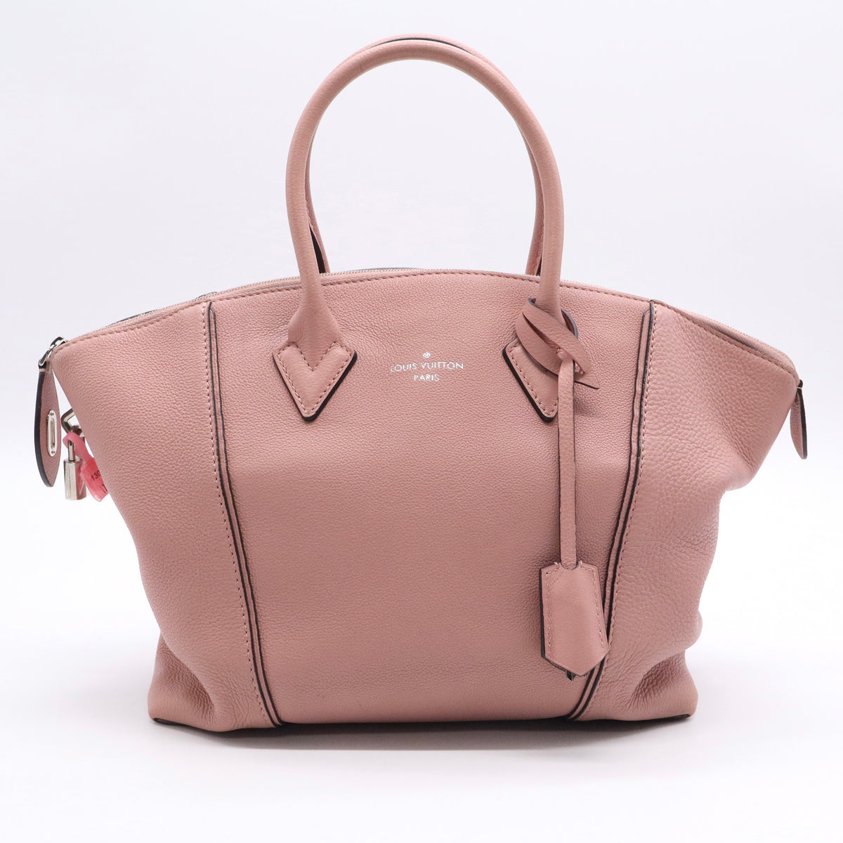 Magnolia Veau Cachemire Calfskin Leather Soft Lockit PM Bag Twins LDJ2703