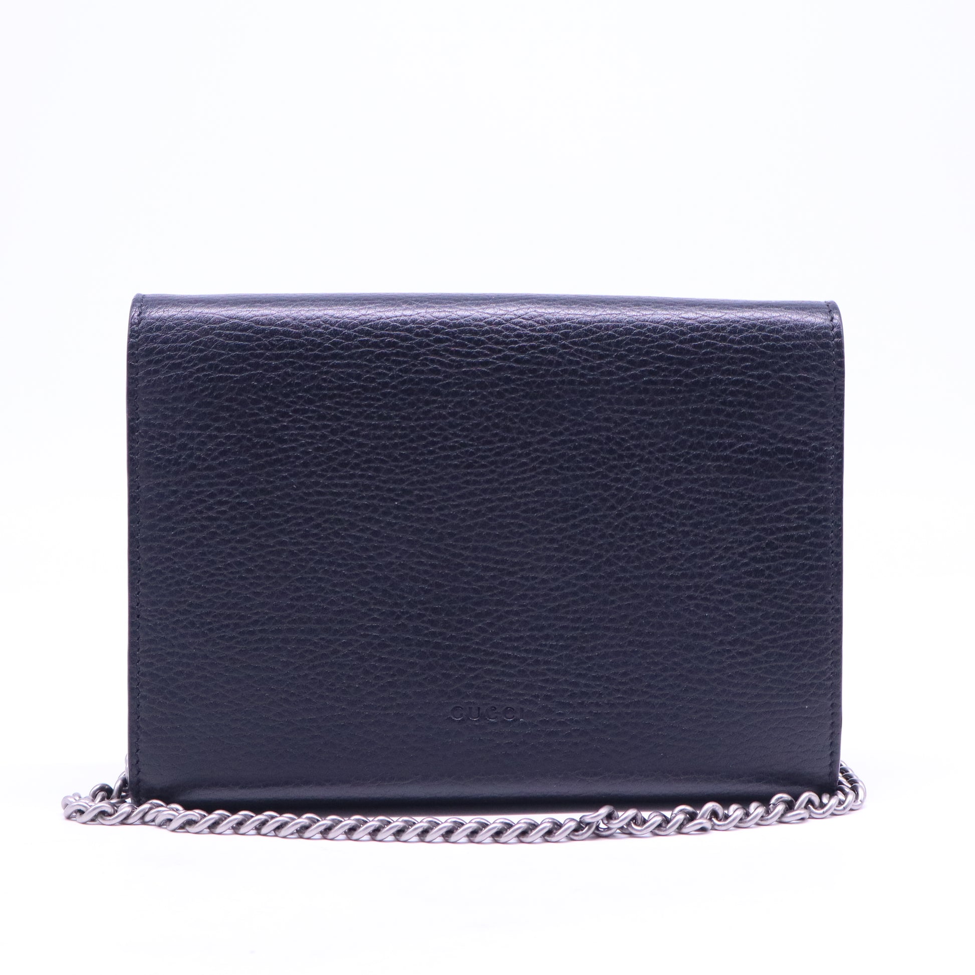 Dionysus Chain Wallet Leather with Embellished Detail Small B20316