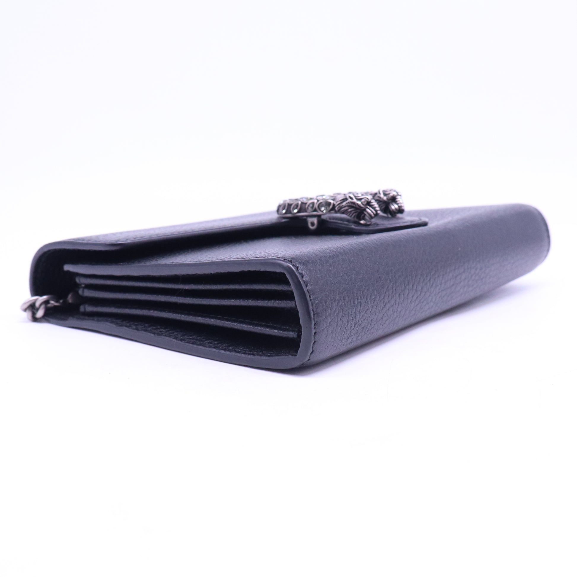 Dionysus Chain Wallet Leather with Embellished Detail Small B20316