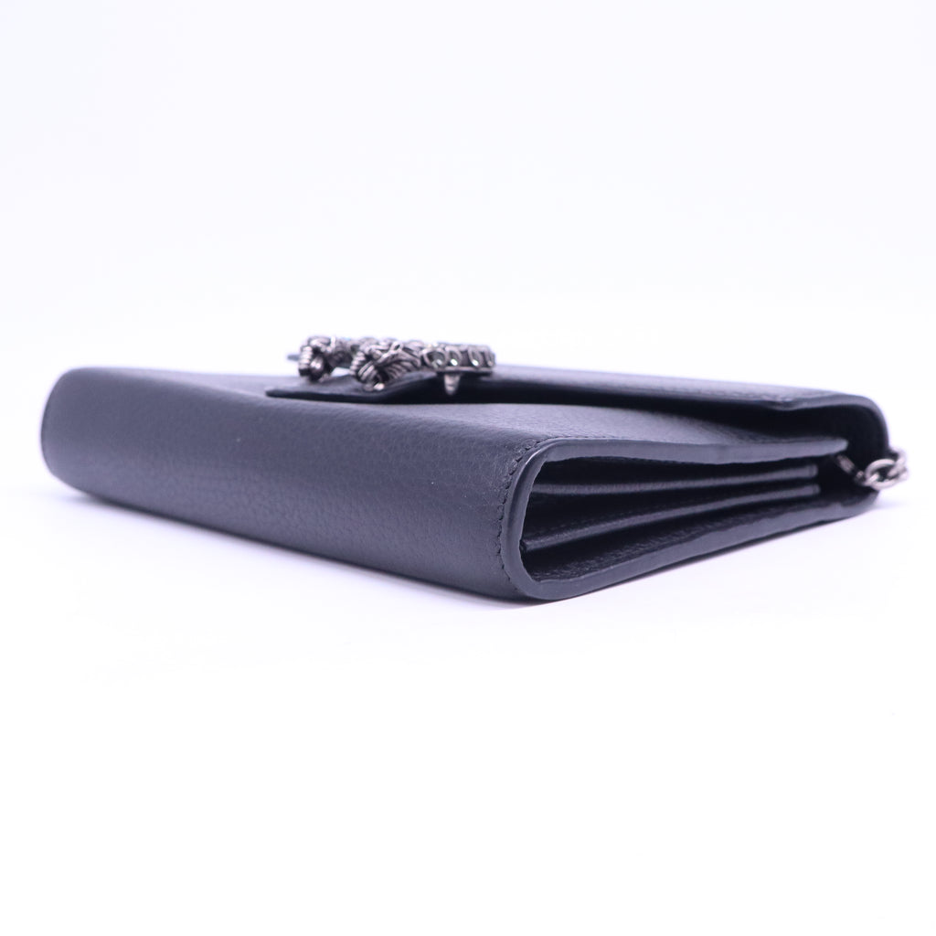 Dionysus Chain Wallet Leather with Embellished Detail Small B20316