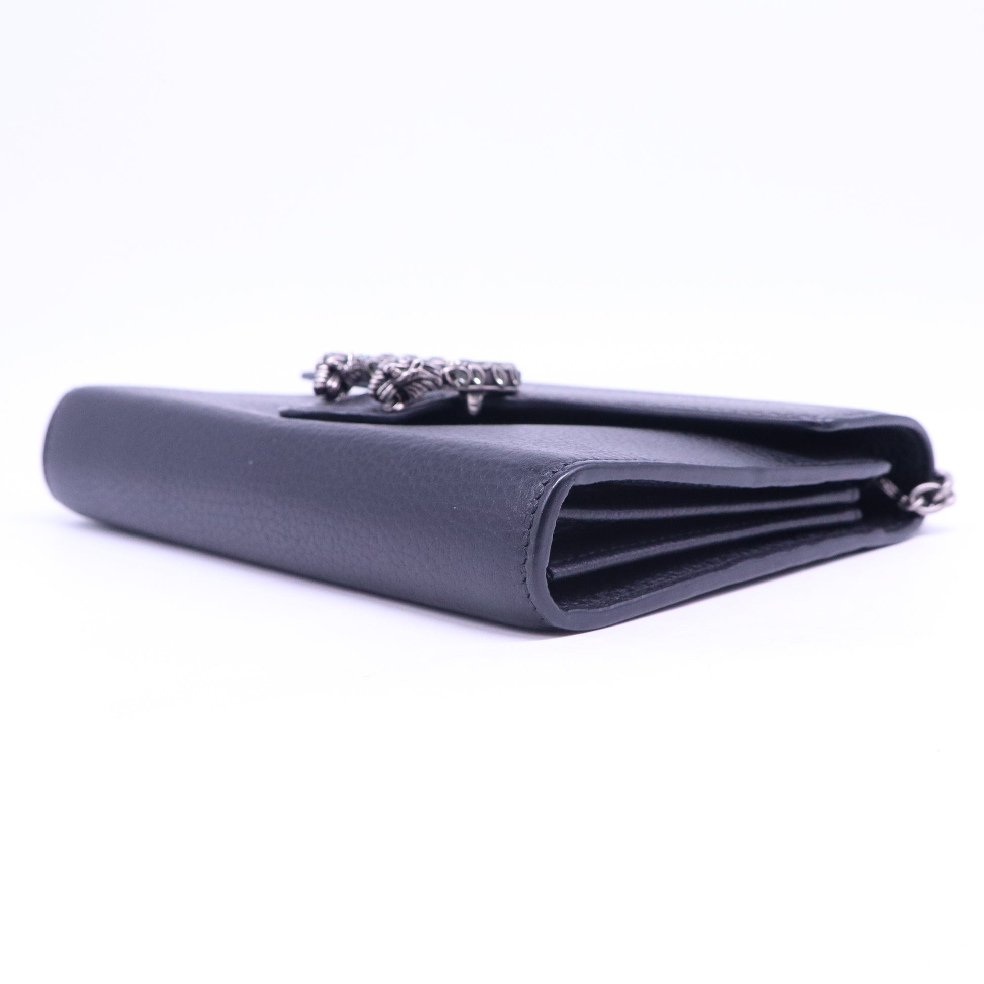 Dionysus Chain Wallet Leather with Embellished Detail Small B20316