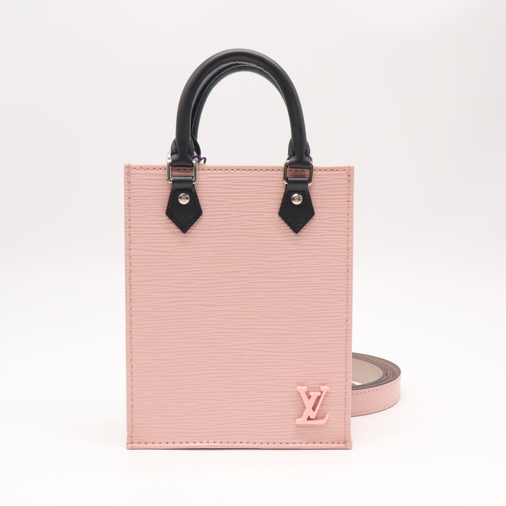 Louis Vuitton Epi Petit Sac Plat Rose Ballerine twins LDJ5553