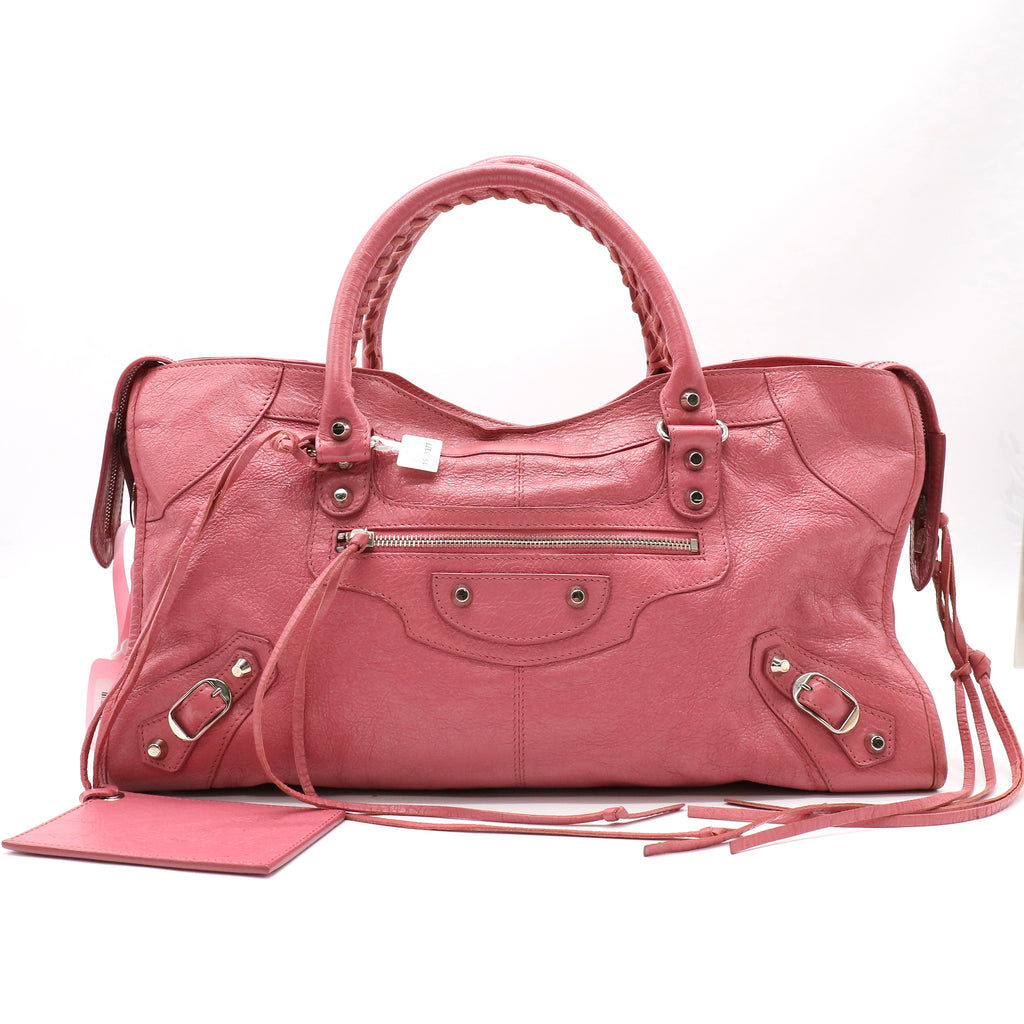 Balenciaga Agneau Classic Hardware City Rose Twins LDJ4948