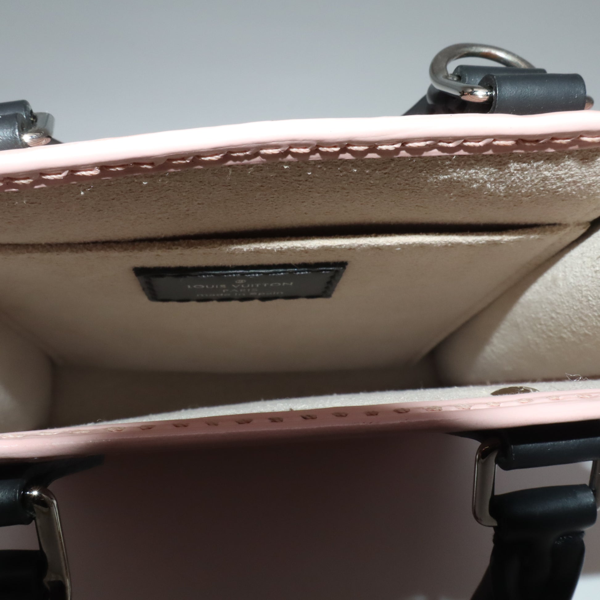 Louis Vuitton Epi Petit Sac Plat Rose Ballerine twins LDJ5553