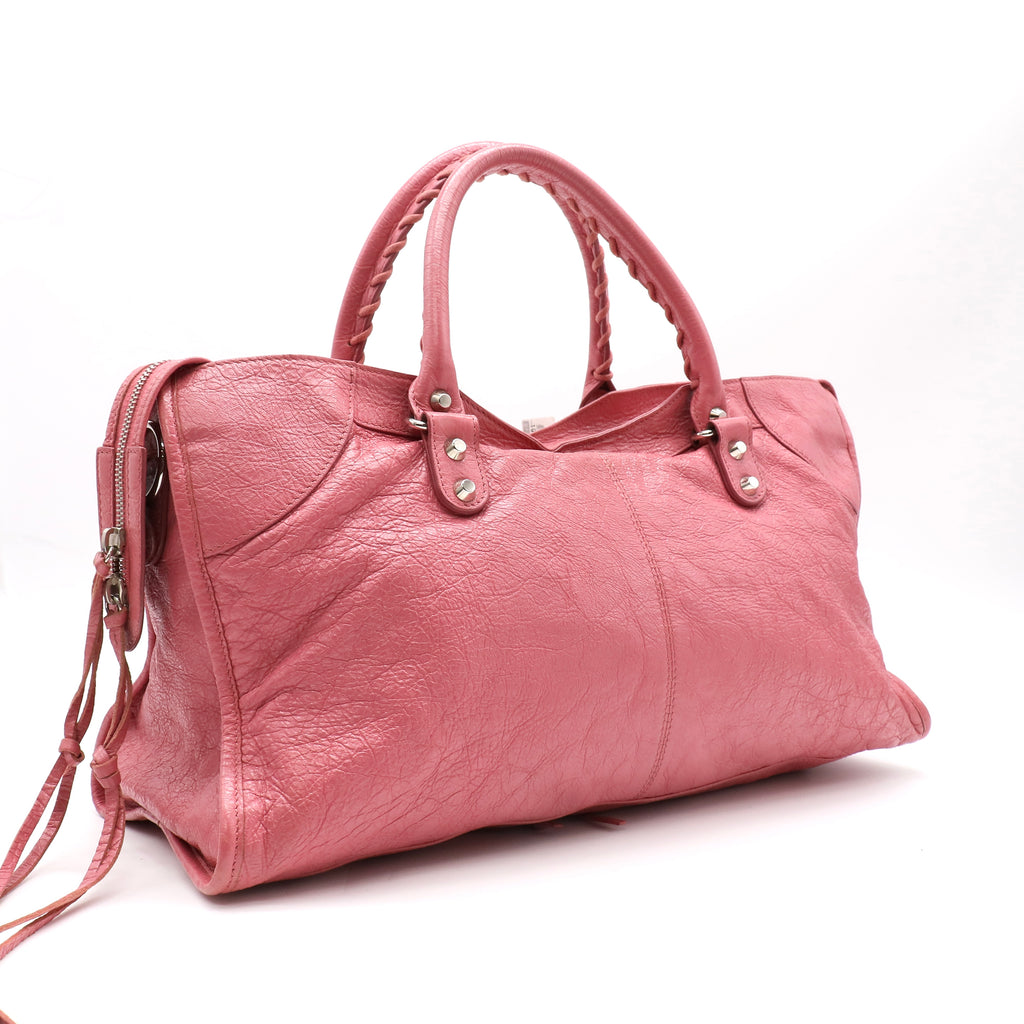 Balenciaga Agneau Classic Hardware City Rose Twins LDJ4948