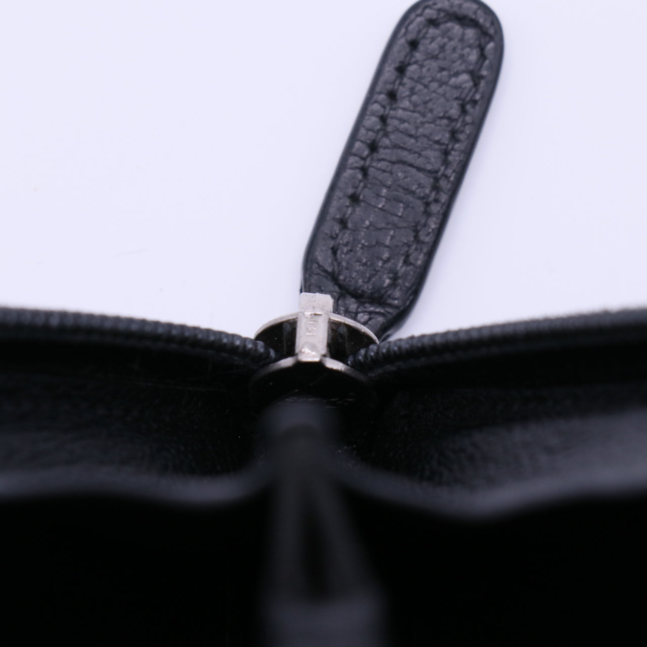 Chanel Camellia Stud Lambskin Zip Around Wallet W21213