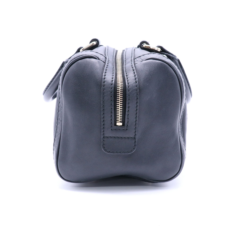 Gucci Black Leather Joy Boston Bag twins