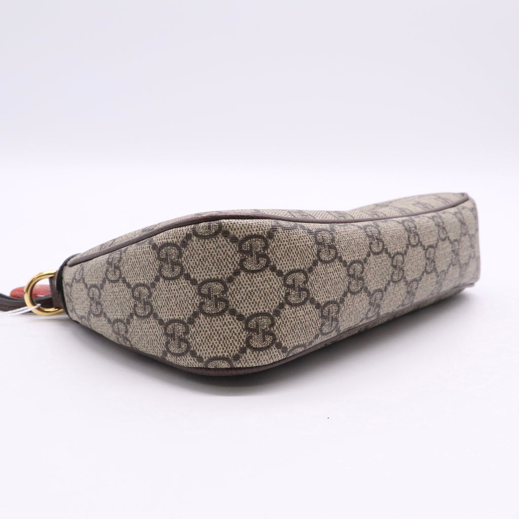 Gucci Small GG Supreme Strawberry Ophidia Shoulder Bag w/ Tags Twins LDJ2697