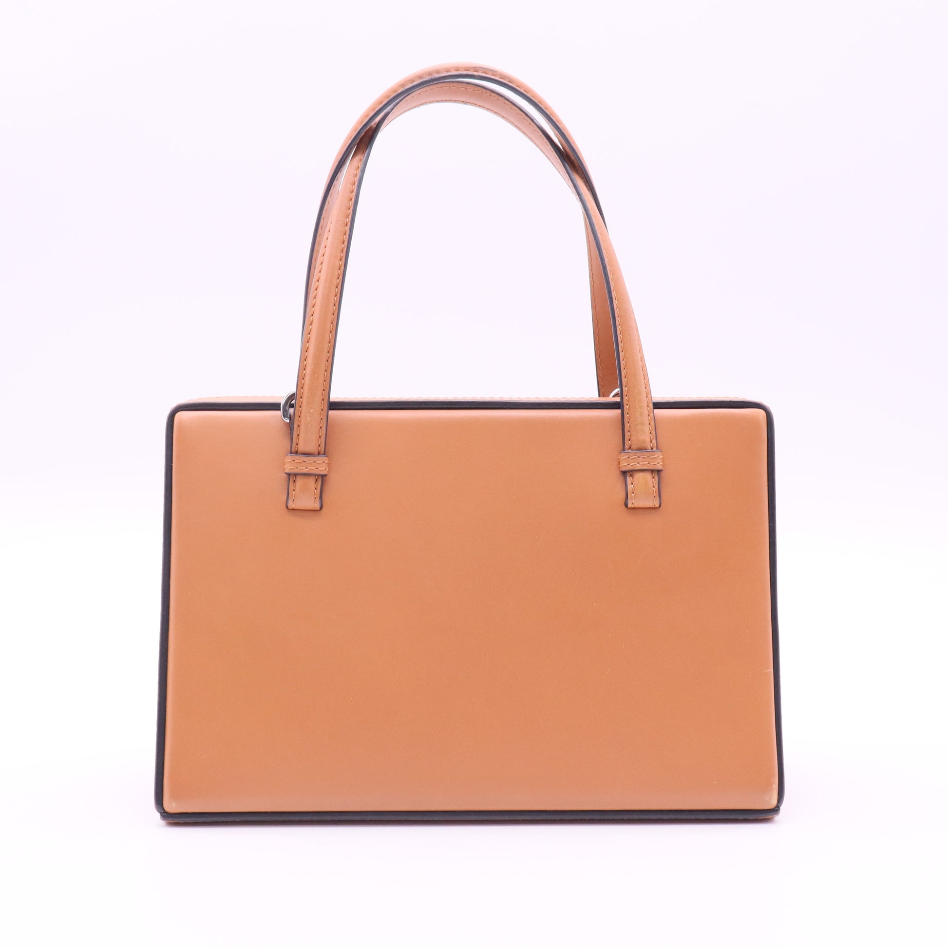 Postal Bag Leather Small Twins