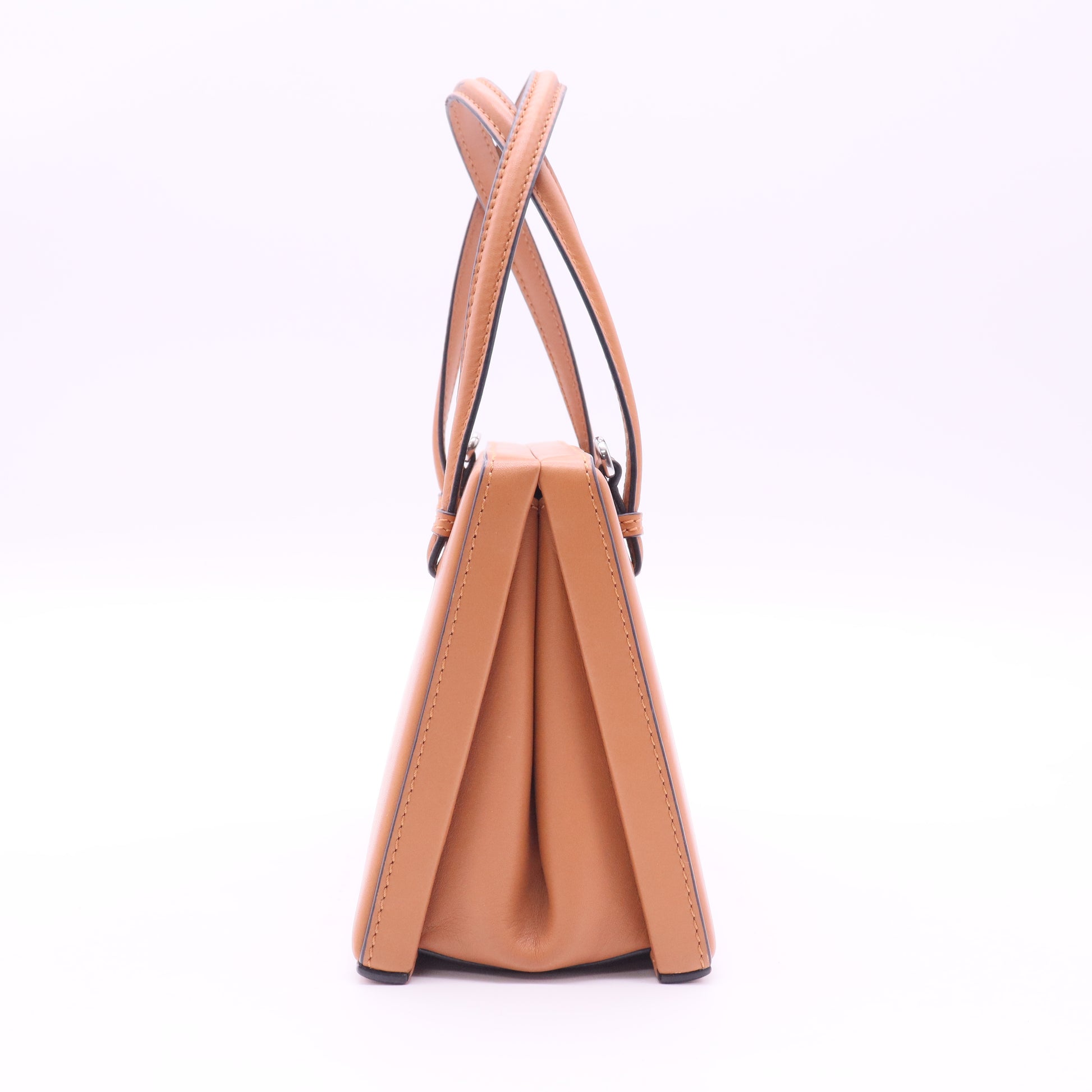 Postal Bag Leather Small Twins