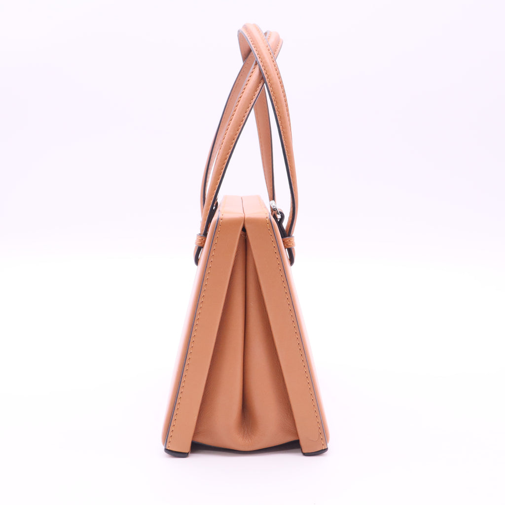 Postal Bag Leather Small Twins
