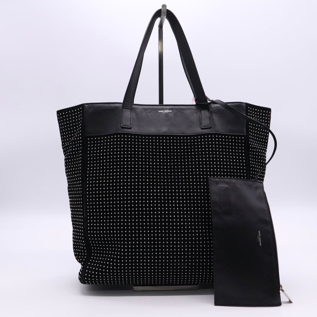 Studded Reversible East West Shopper Tote Twins LDJ2705