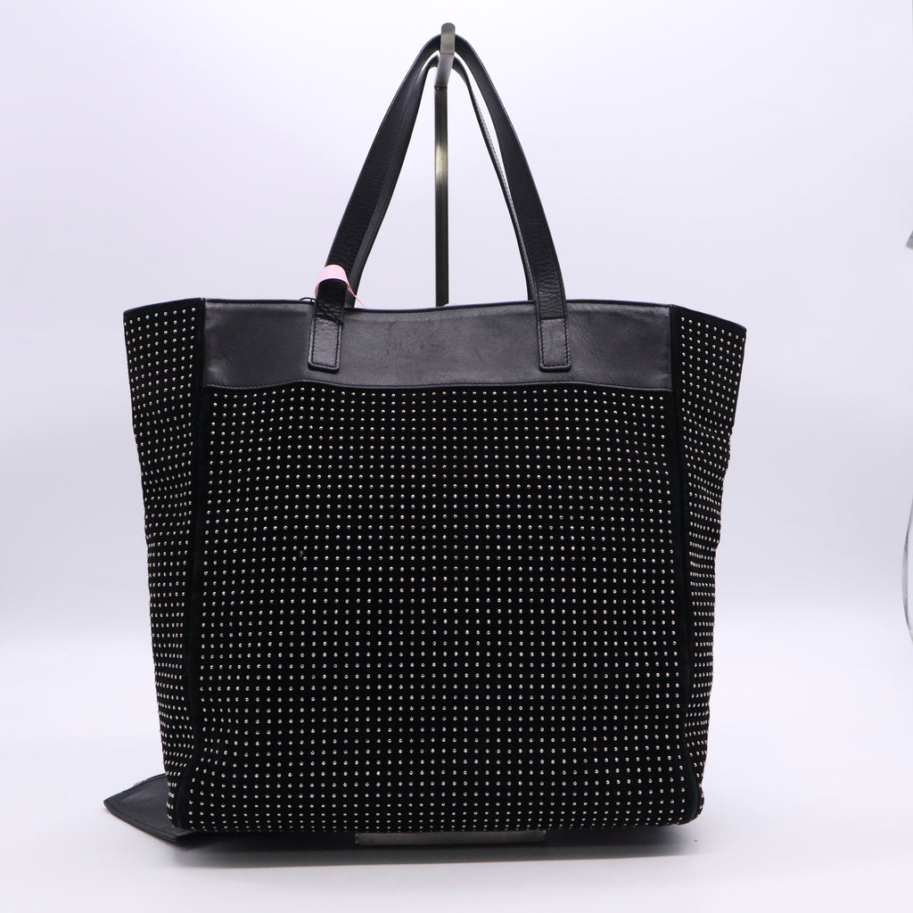 Studded Reversible East West Shopper Tote Twins LDJ2705