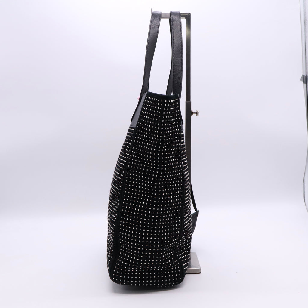 Studded Reversible East West Shopper Tote Twins LDJ2705