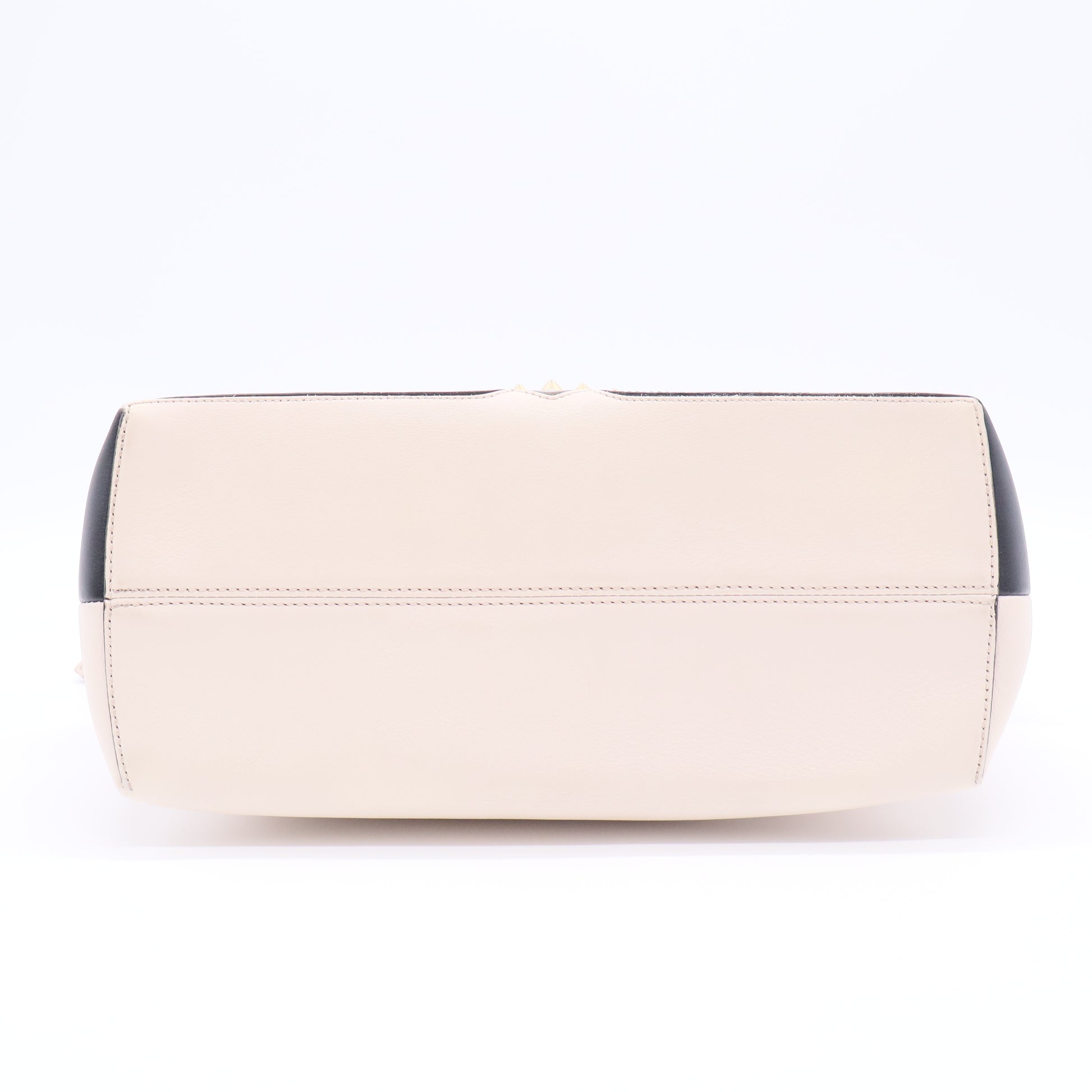 Vitello Dolce Monster Eyes Inlay Studded Medium By The Way Boston Bag Camelia Black twins