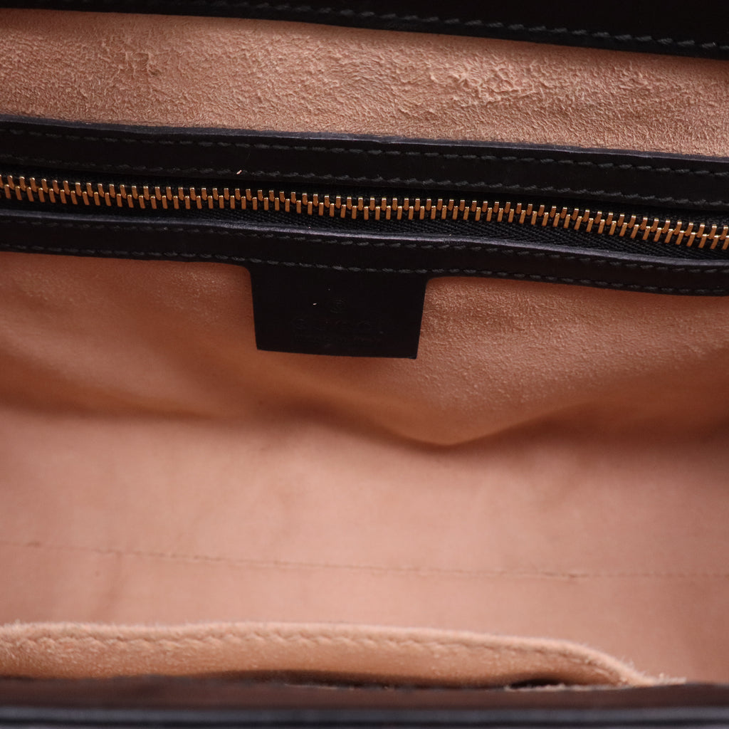 Guccissima Padlock Top Handle Bag