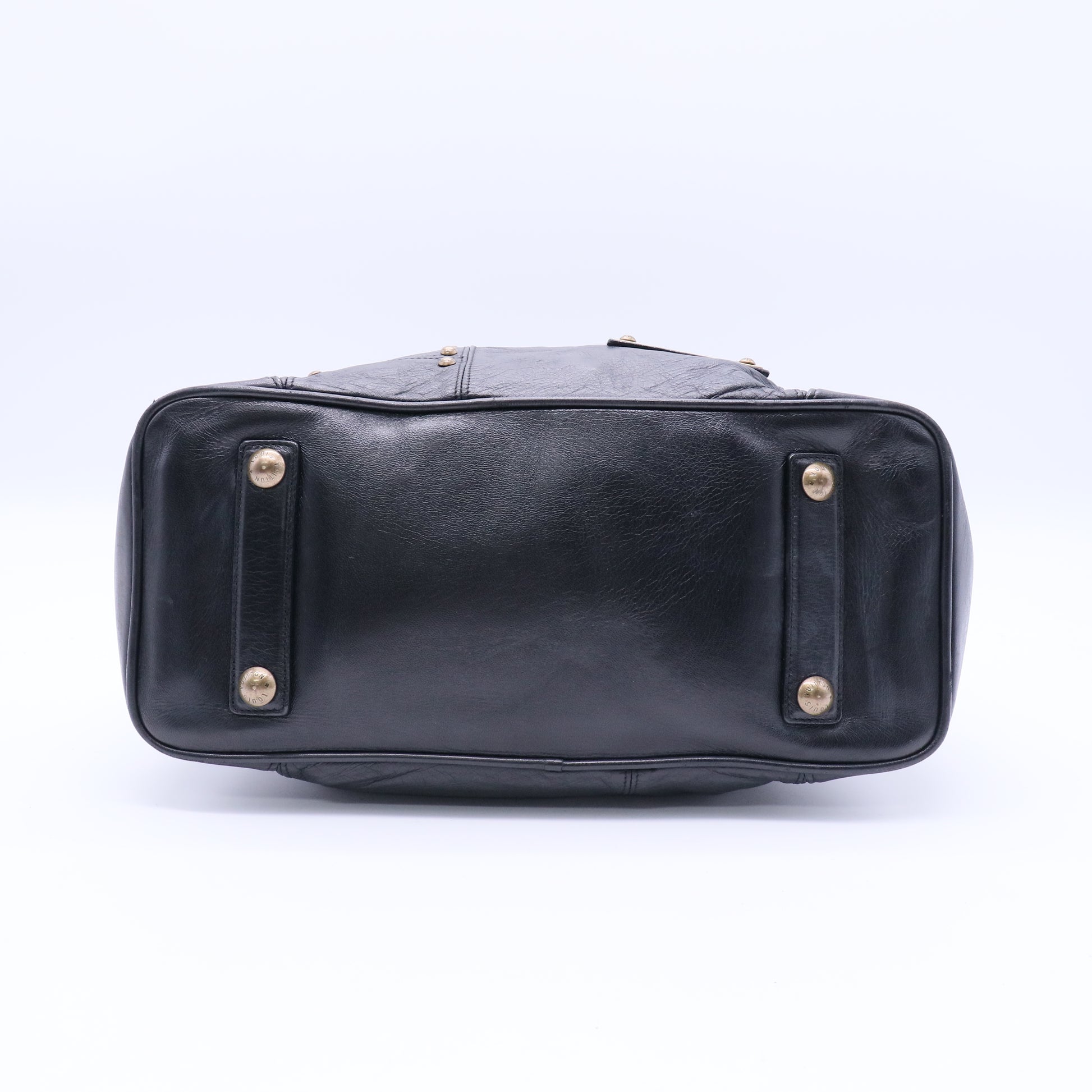 Limited Edition Black Lambskin Leather Riveting Bag twins