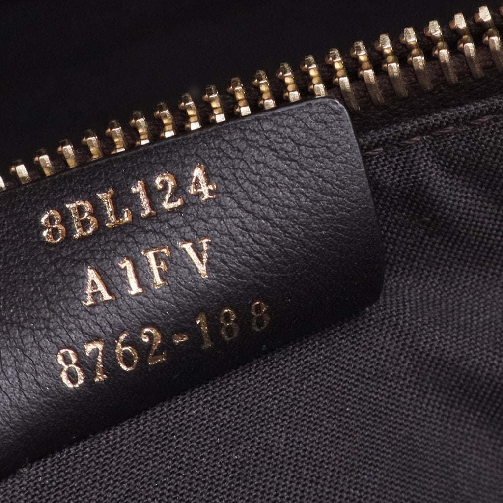 Vitello Dolce Monster Eyes Inlay Studded Medium By The Way Boston Bag Camelia Black twins