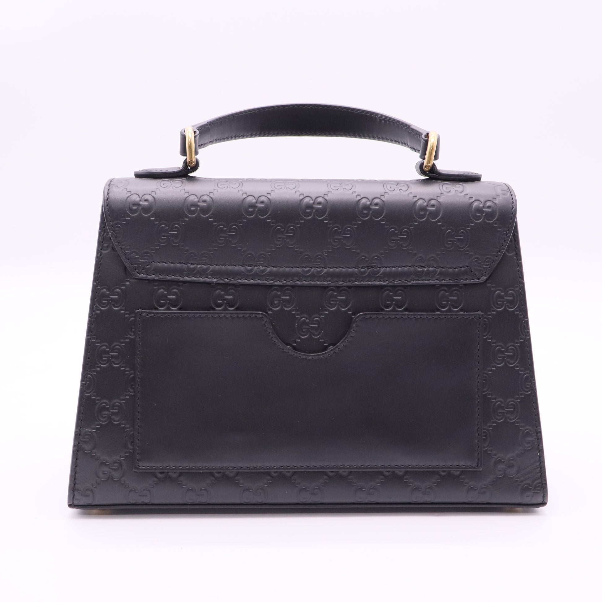 Guccissima Padlock Top Handle Bag