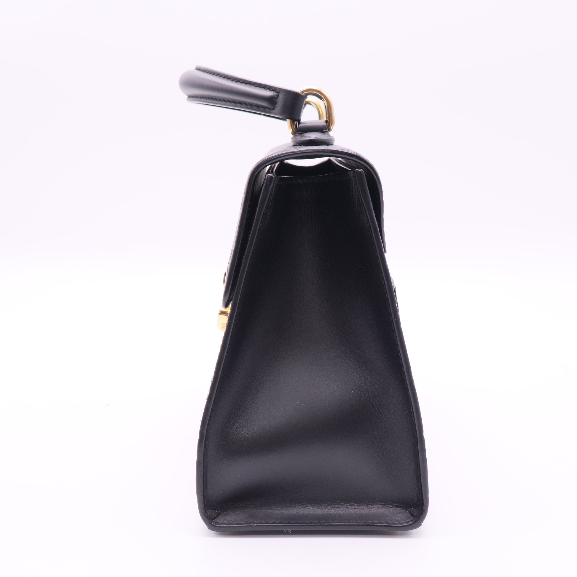 Guccissima Padlock Top Handle Bag