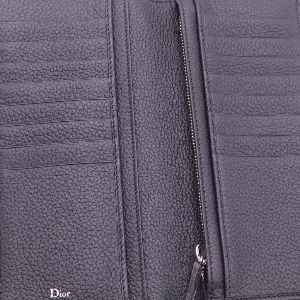 Perforated Oblige Bifold Long Wallet Twins