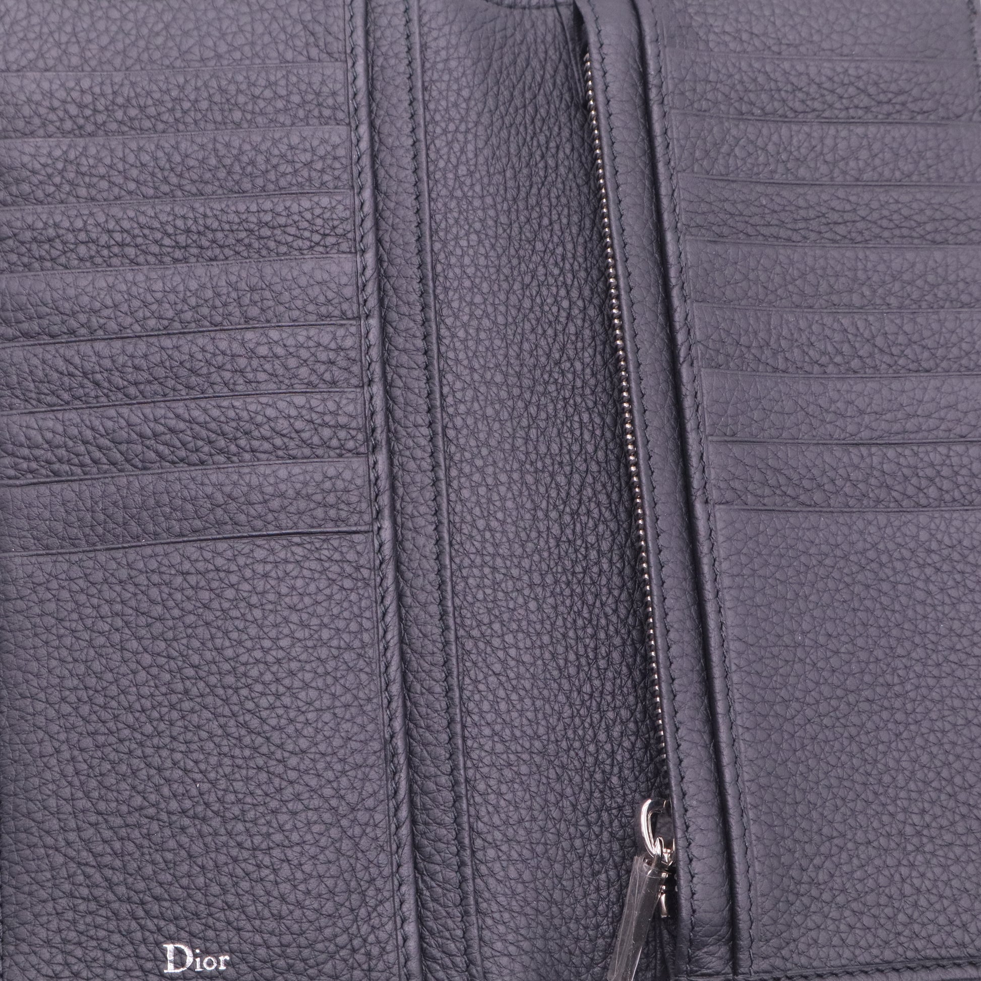 Perforated Oblige Bifold Long Wallet Twins