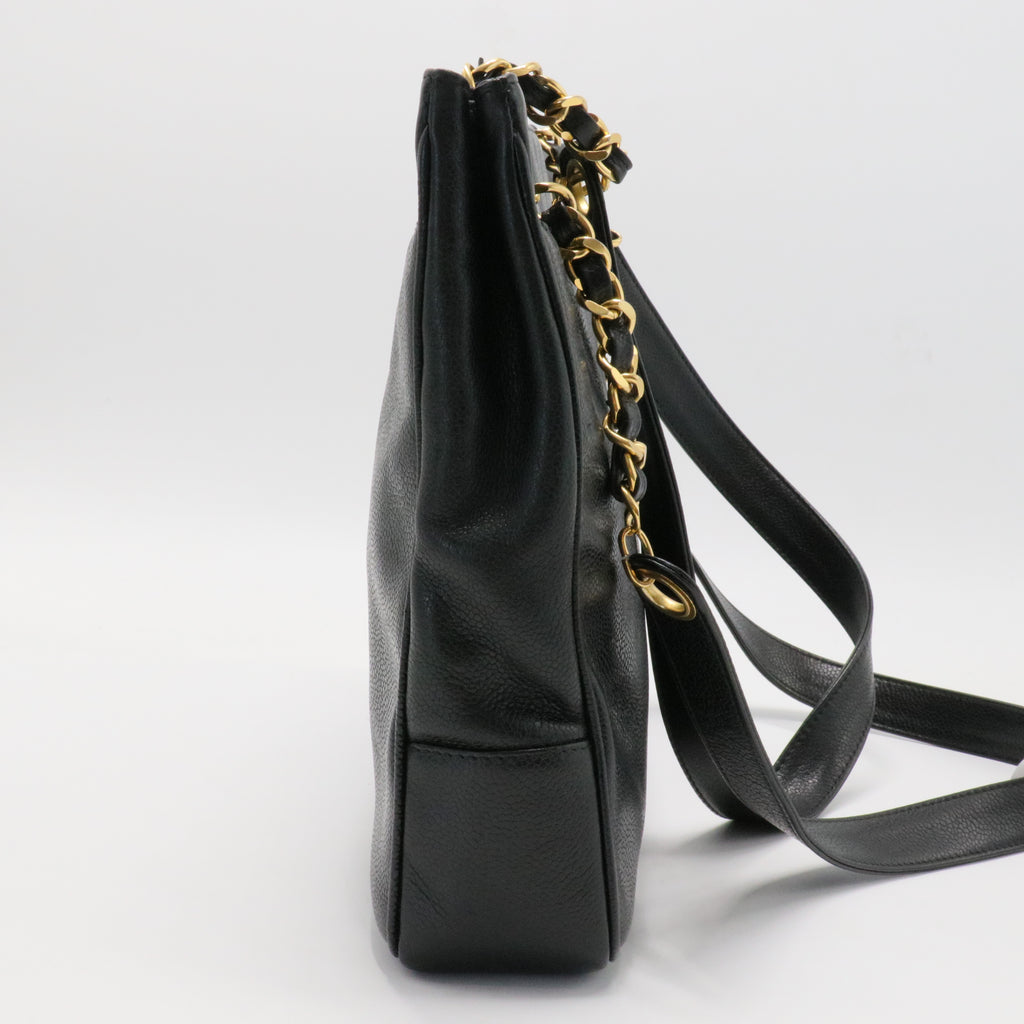 Vintage Timeless Chain Shoulder Bag Lambskin Medium