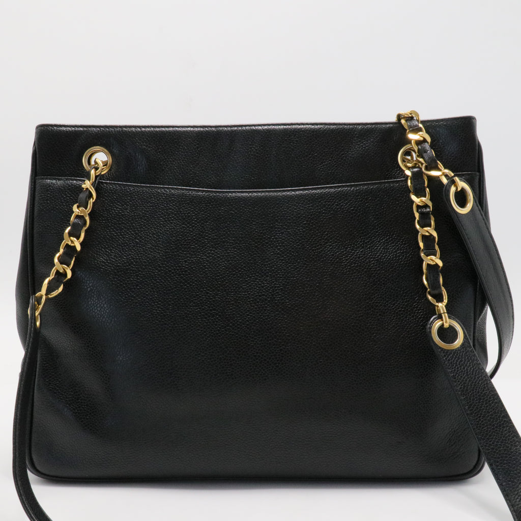 Vintage Timeless Chain Shoulder Bag Lambskin Medium