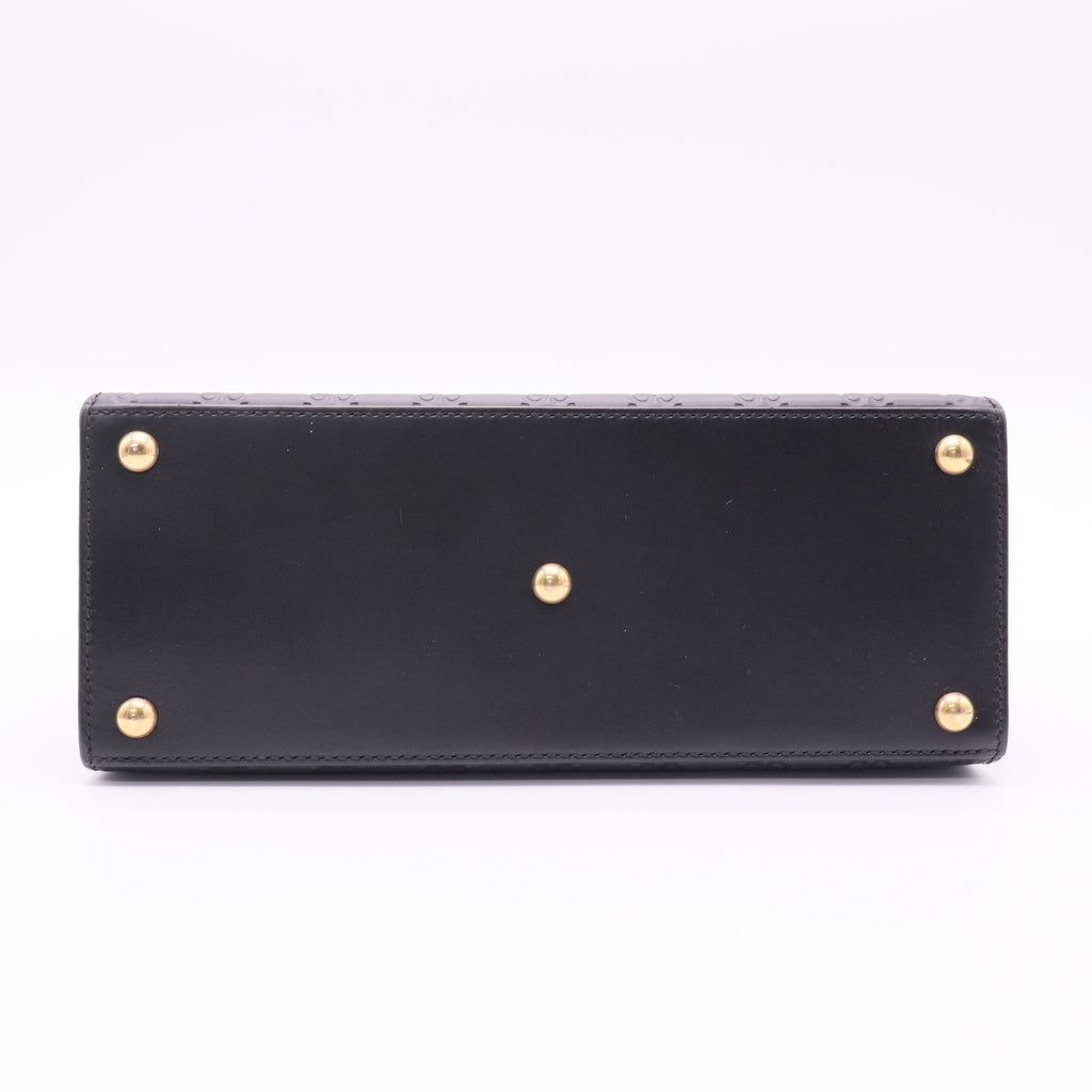 Guccissima Padlock Top Handle Bag