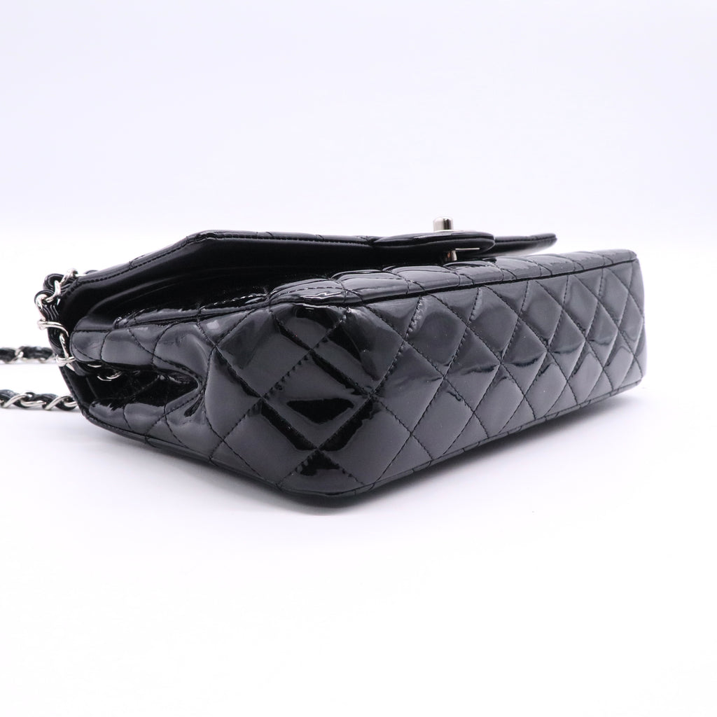 Chanel Patent Upside Down Flap Bag Black twins LDJ2726