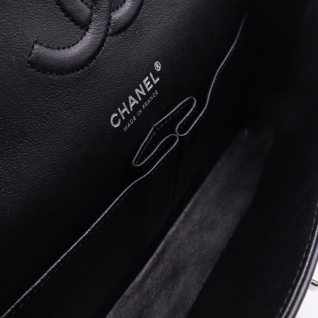 Chanel Patent Upside Down Flap Bag Black twins LDJ2726