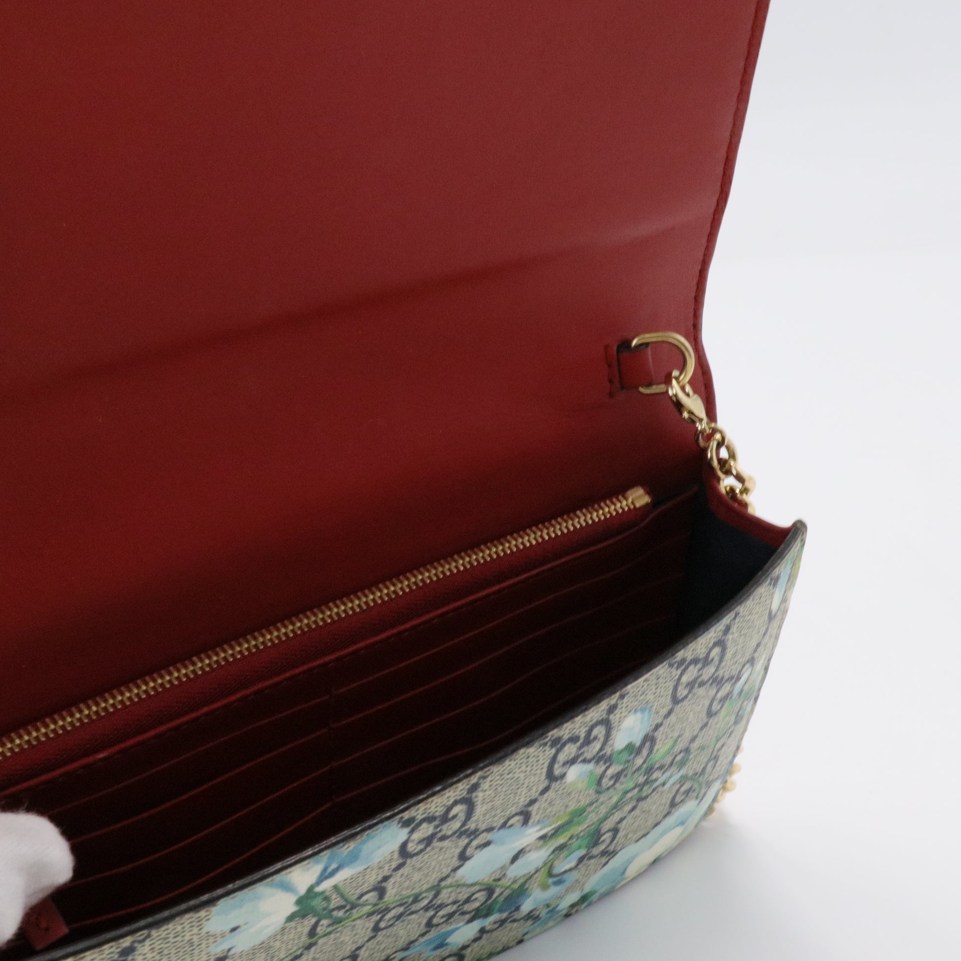 GG Supreme Blooms Wallet on Chain