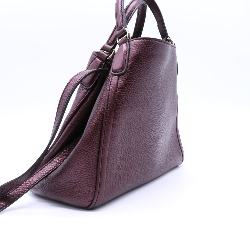 Gucci Soho Convertible Shoulder Bag Leather Small twins LDJ4075