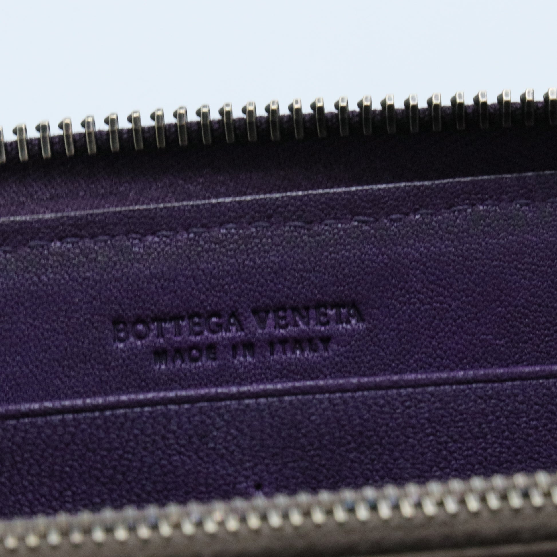 Intrecciato Weave Lambskin Continental Wallet