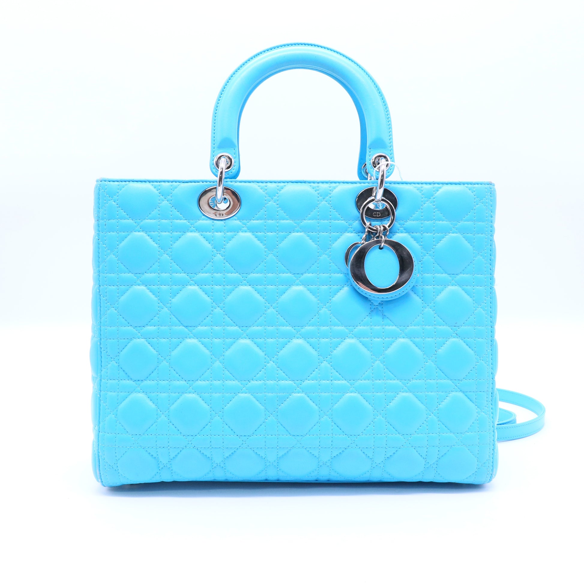 Lady Dior Bag Cannage Quilt Lambskin Large twins