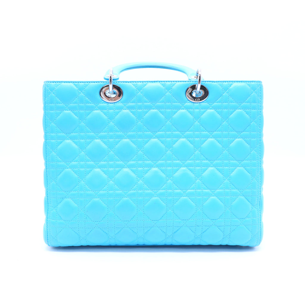 Lady Dior Bag Cannage Quilt Lambskin Large twins